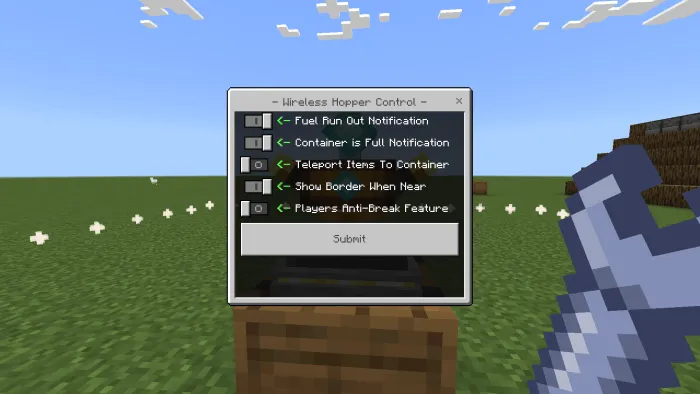 wireless-hopper-addon-customizable-settings-screenshot
