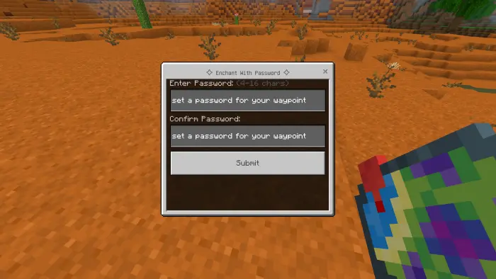 Main Form for Waypoint Creation