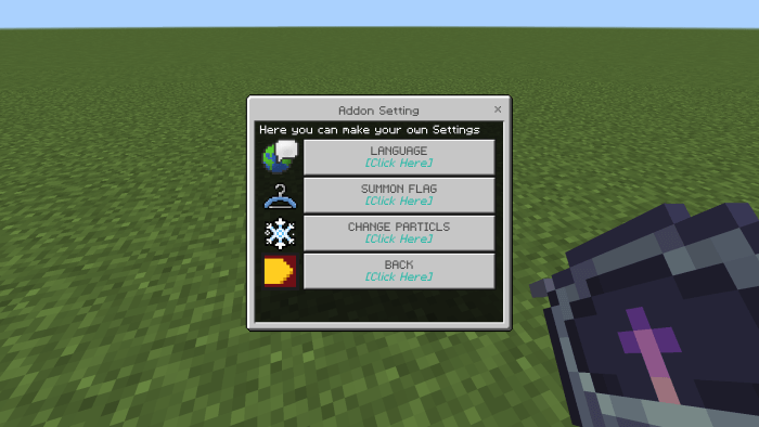 Addon Settings