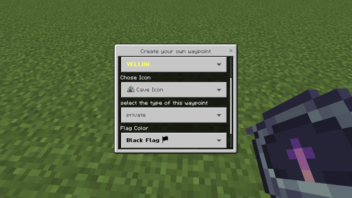 Create Waypoint Form