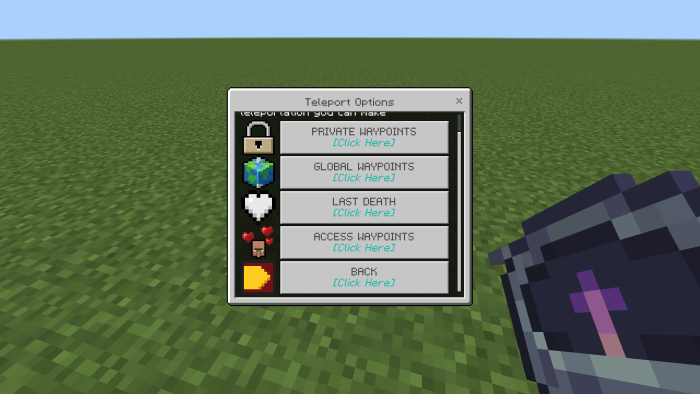 Teleport Options